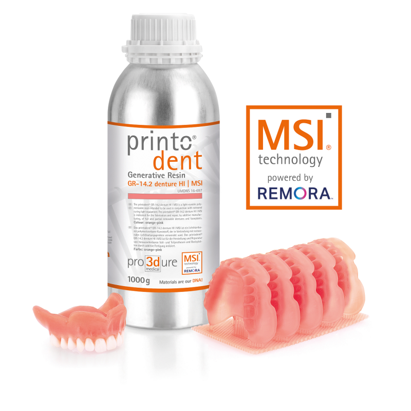 printodent® GR-14.2 denture HI | MSI
